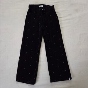 Y2K Oshkosh Velvet Floral Embroidered Pants kids 6